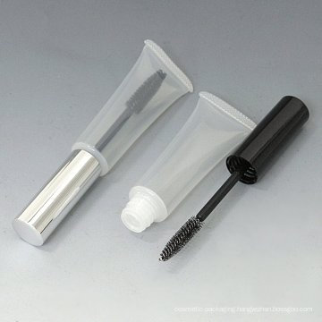 10ML Tube for Mascara with Brush metalize silver cap